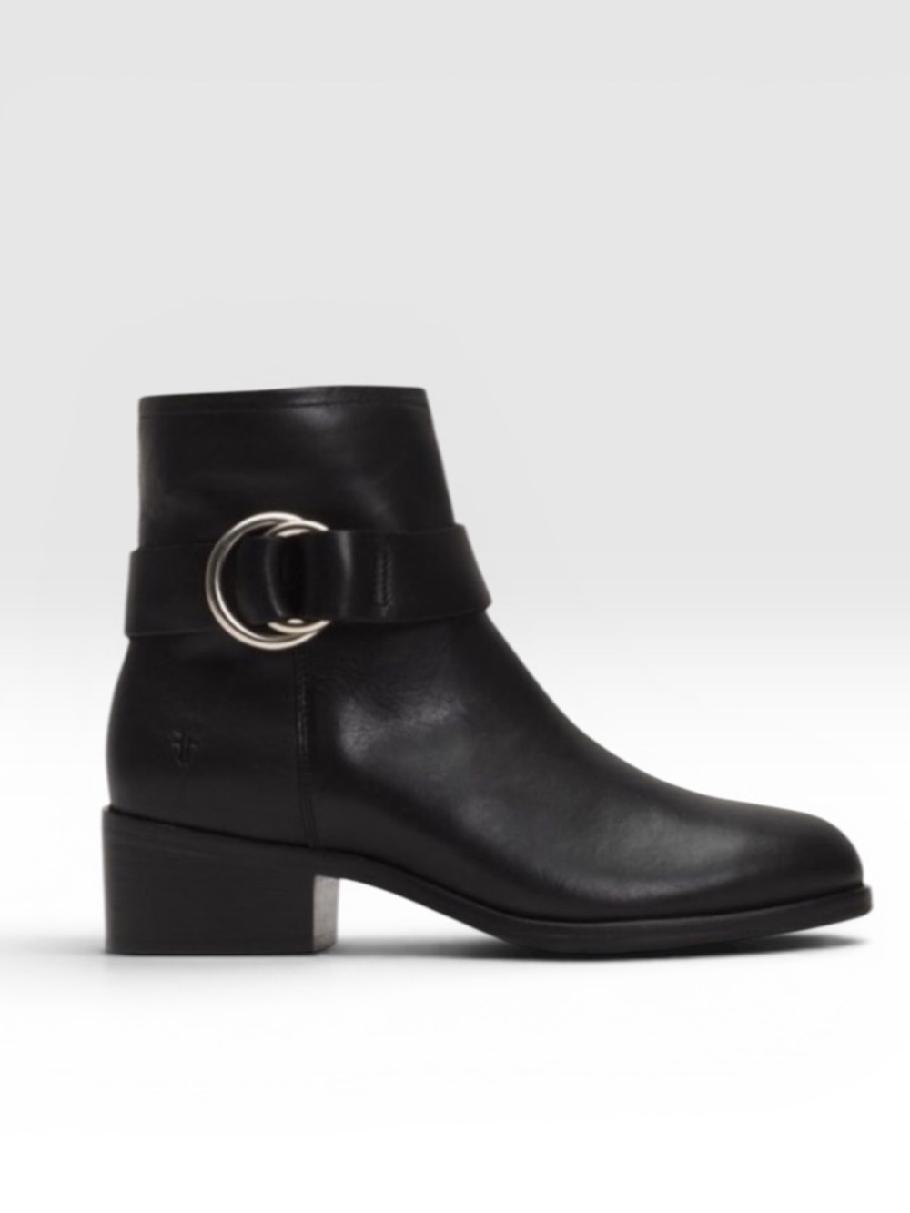 Frye Kristen Harness Short Boots in Black | 7.5